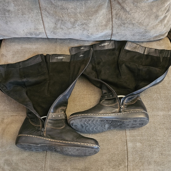 b.o.c. Austin Wide-Calf Leather Riding Boots Womens 9.5M - Picture 5 of 12